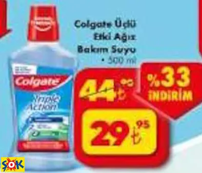 COLGATE ÜÇLÜ ETKİ AĞIZ BAKIM SUYU COLGATE ÜÇLÜ ETKİ AĞIZ BAKIM SUYU